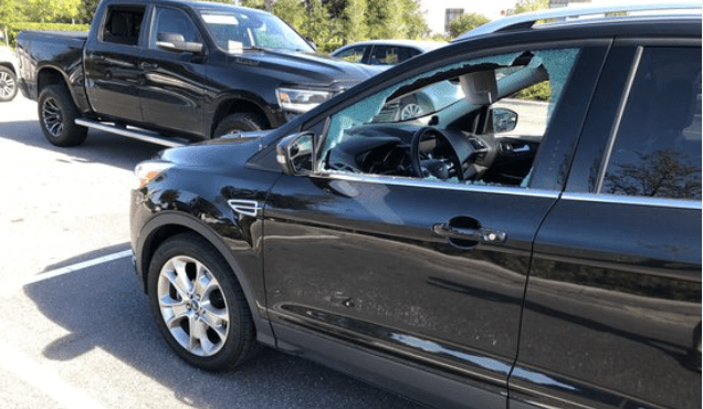 Car Window Smashed, Nothing Stolen