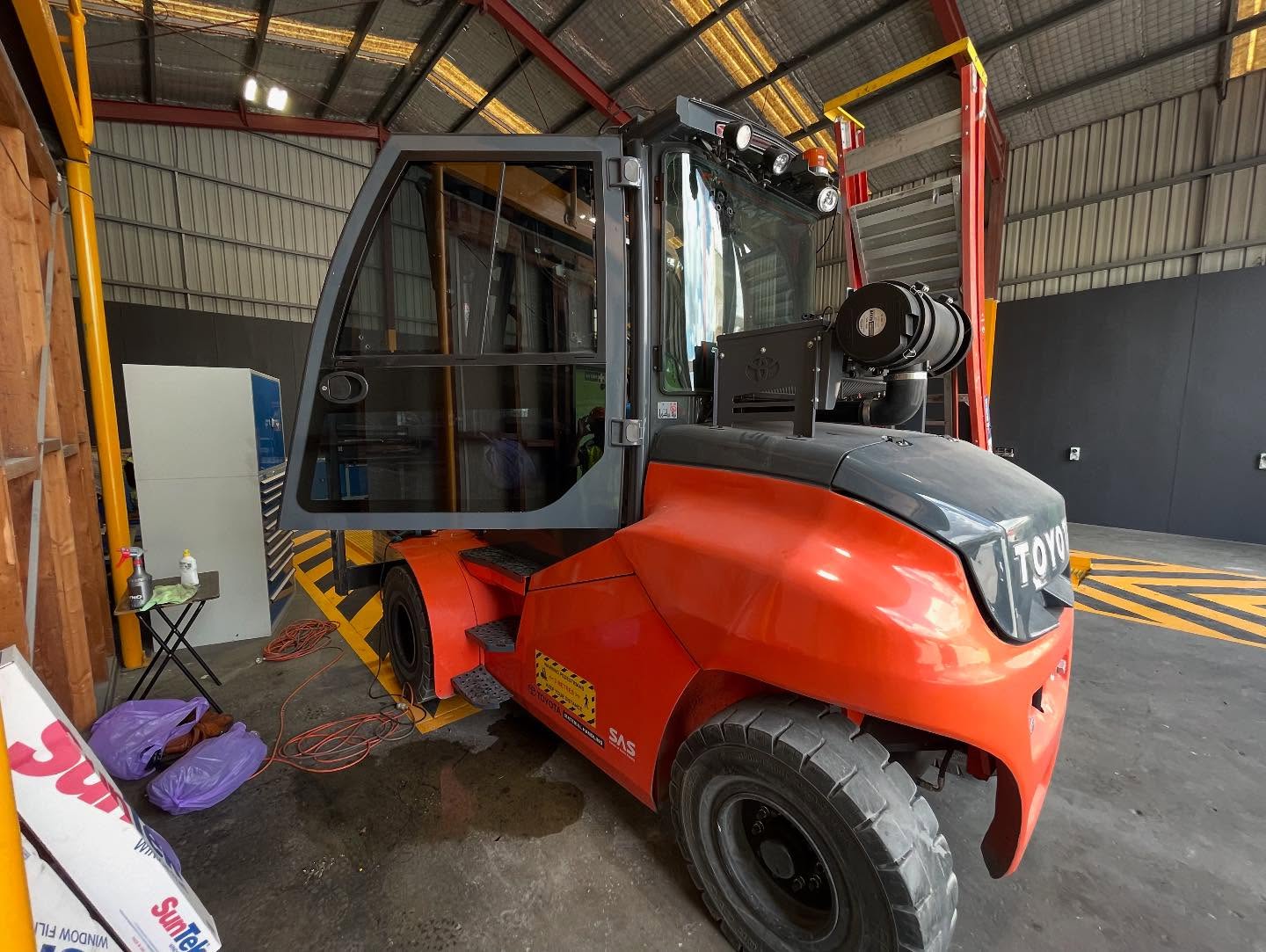 Excavator Ceramic Tinting for Sun Protection in Dee Why